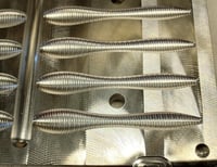 Image 8 of 3.25 inch LEECH Aluminum Injection Bait Mold