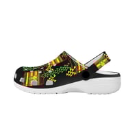 Image 5 of Adult Croc Style Clogs- Hawaiian Reggae Color Sovereign Flag