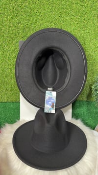 Dirty Diana Fedora in Black with Black bottom XL