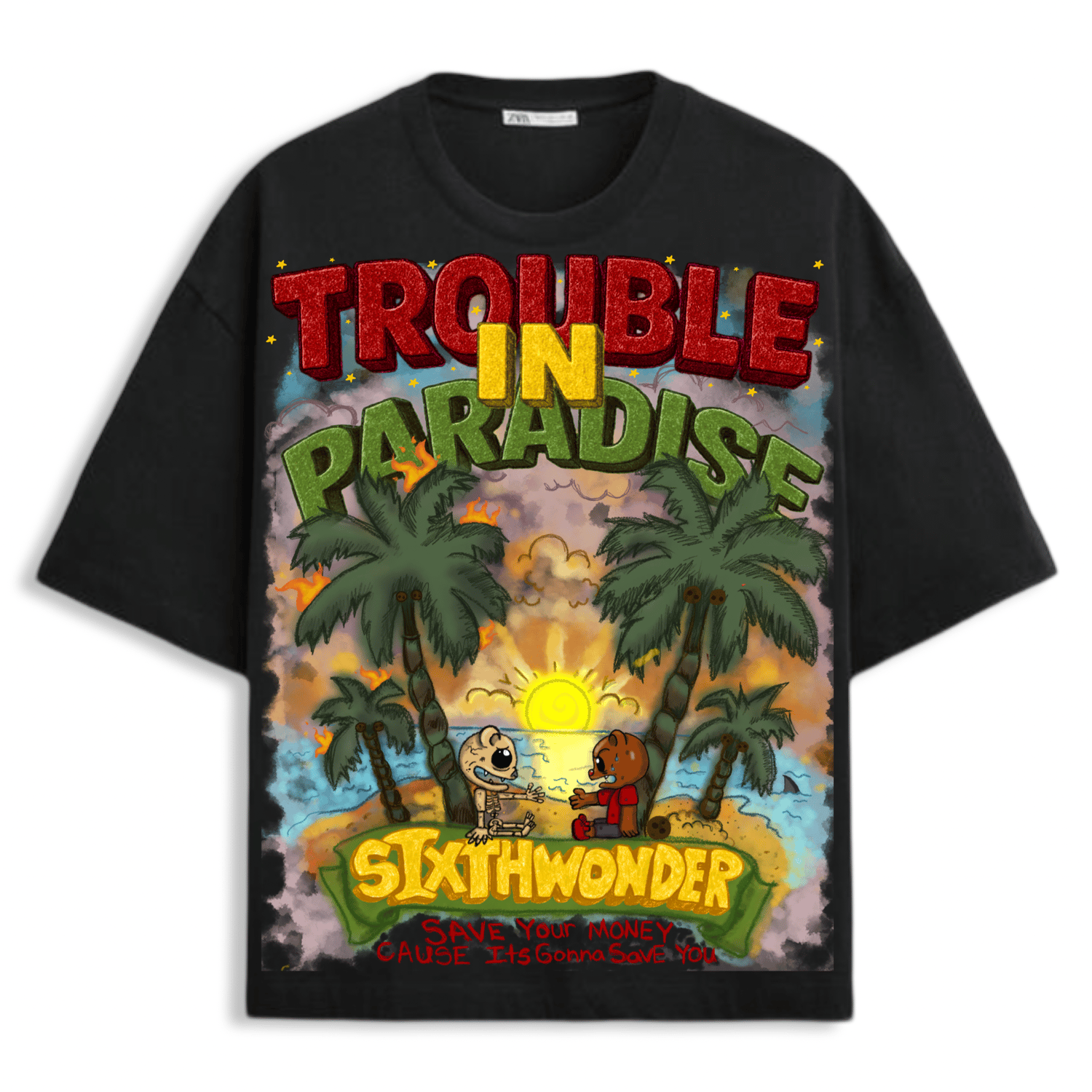Image of Trouble In Paradise T-shirt