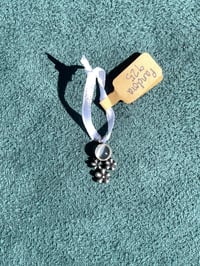 Image 2 of Vintage Pandora Tri-Flower Sterling Charm
