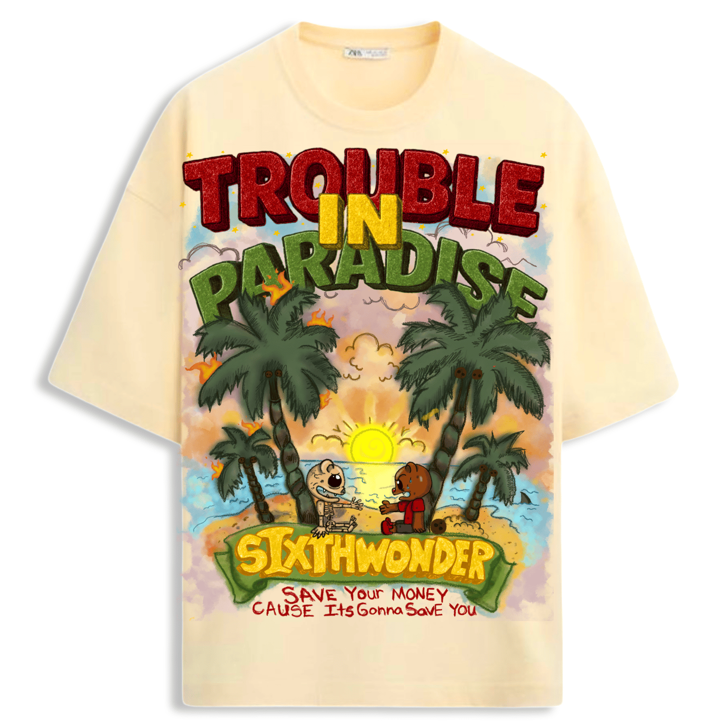 Image of Trouble In Paradise T-shirt