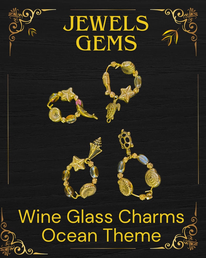Image of Wine Glass charms