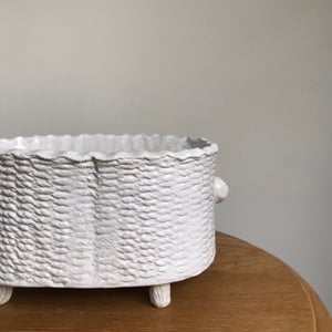 Image of Basket Weave double Cachepot