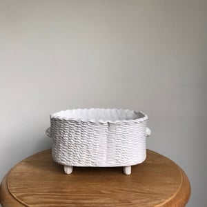 Image of Basket Weave double Cachepot