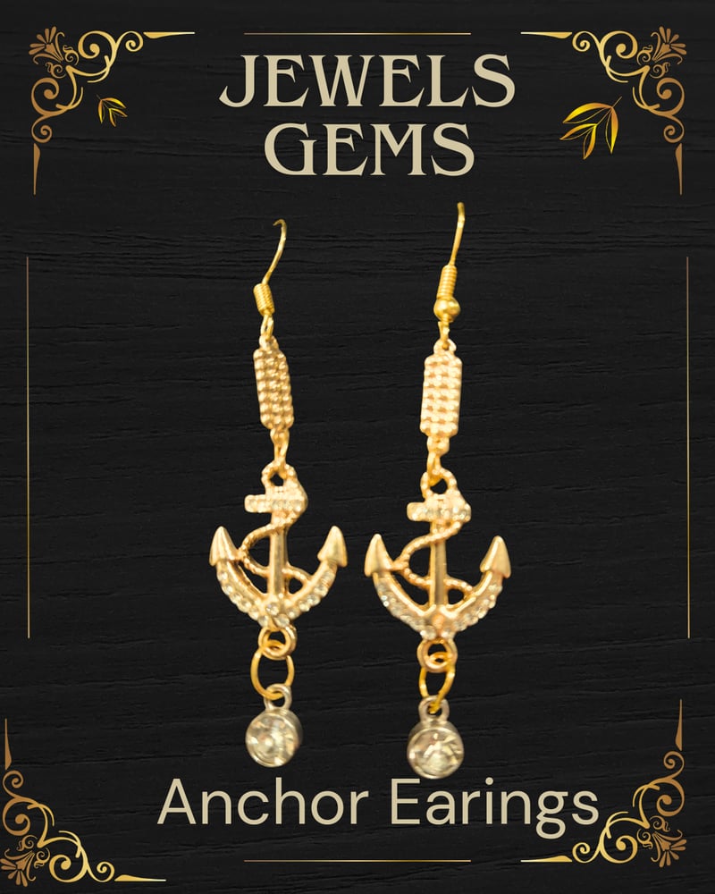 Image of Anchor Earings Set