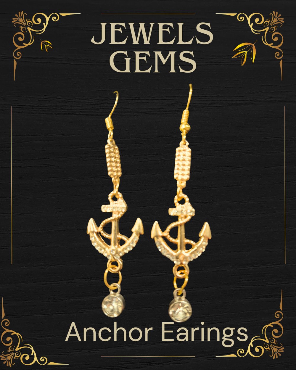 Image of Anchor Earings Set