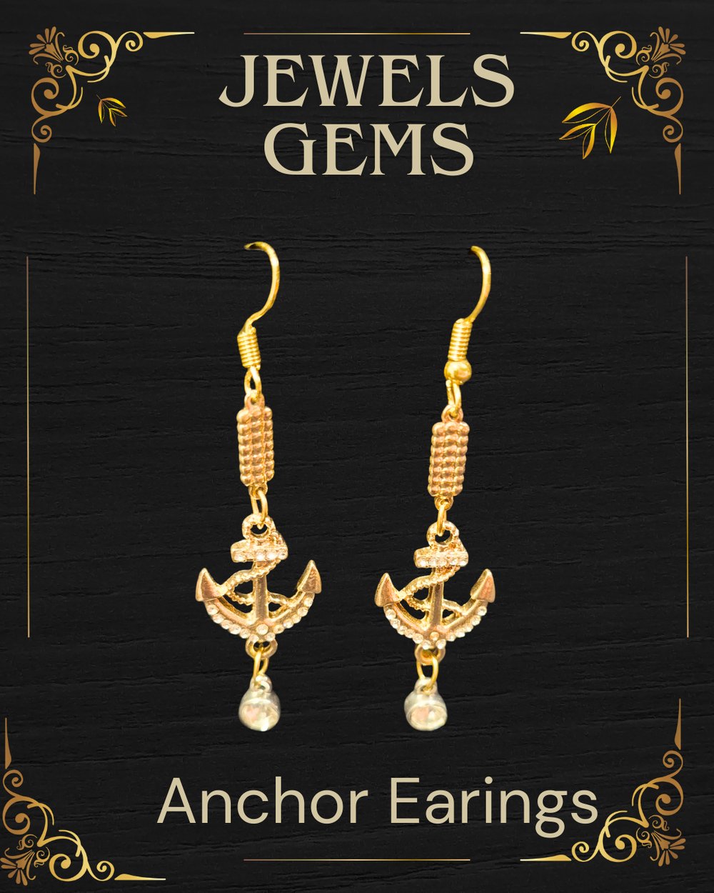 Image of Anchor Earings Set