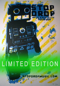 Image of Limited Edition Screen Print Tour Poster