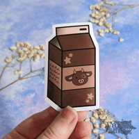 Image 2 of Hazelnut Chocolate Milk Sticker