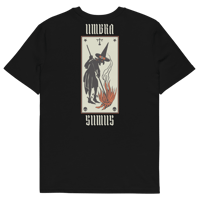 Image 1 of Retro Witch Tarot Card: Umbra Sumus (Black)