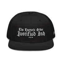 Image 1 of Justified Ink: The Esoteric Order - (Snapback Hat, Black/Black)