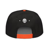 Image 2 of Retro Jack-o-lantern: The Esoteric Order - (Snapback Hat, Black/Orange)