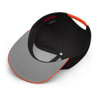 Image 9 of Retro Jack-o-lantern: The Esoteric Order - (Snapback Hat, Black/Orange)