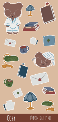 Birch - Cozy Sticker Sheet