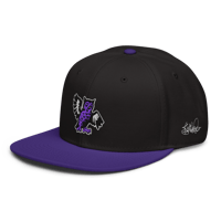 Image 2 of The Night Owl - (Snapback Hat, Black/Purple)