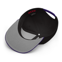 Image 5 of The Night Owl - (Snapback Hat, Black/Purple)
