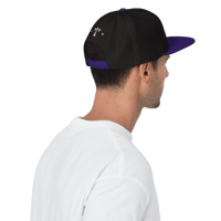 Image 3 of The Night Owl - (Snapback Hat, Black/Purple)