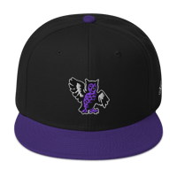 Image 9 of The Night Owl - (Snapback Hat, Black/Purple)