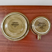Image 4 of Arabia Finland Kosmos Tea Cup with Saucer