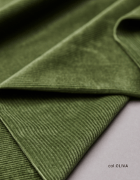 Image 4 of  -OLIVER- TROUSERS. ORGANIC COTTON CORDUROY CANVAS / col. OLIVE