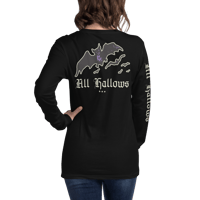 Image 10 of Retro Bats in the Sky: All Hallows (Long Sleeve, Black)