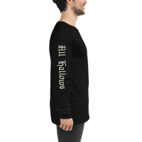 Image 8 of Retro Bats in the Sky: All Hallows (Long Sleeve, Black)