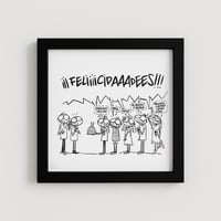 Print firmado "Felicidades Loca" 