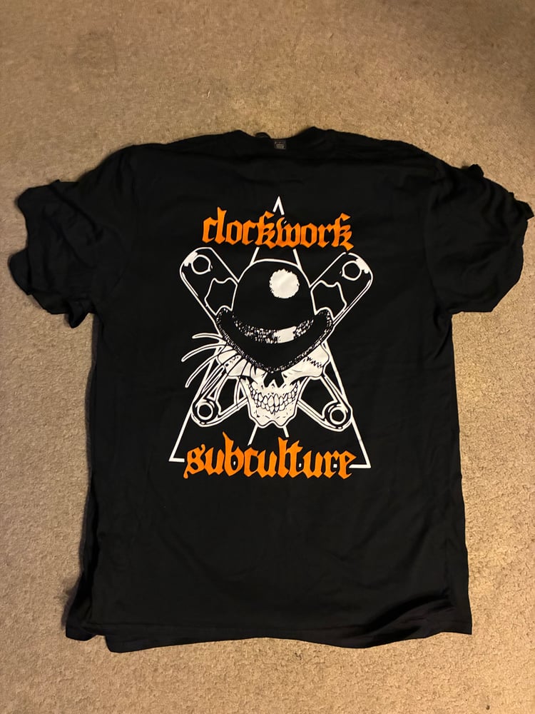 Image of Just Like Clockwork shirt - 2 sided print