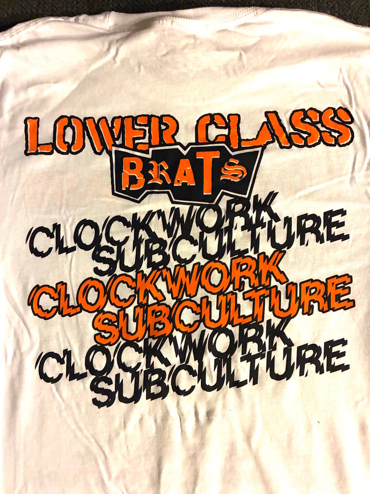 Image of Clockwork Subculture T shirt   - 2 sided print 