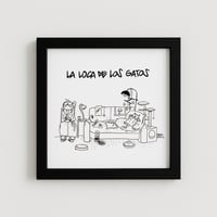 Print firmado "Loca de los gatos"