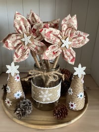 Image 2 of #4 Christmas  Flowers - Trees Natural and Red  