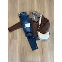 Image 2 of CHAMARRA CUERO CON BORREGO GIPSY