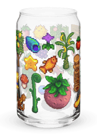 Summer in Stardew Glass Can