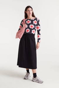 Image 2 of FALDA MIDI NEGRA