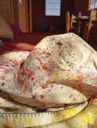 Image 2 of Rainbow viscose & silk scarf