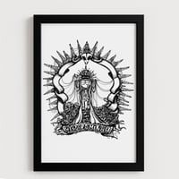  Print firmado "Virgen de Mercrominah" 