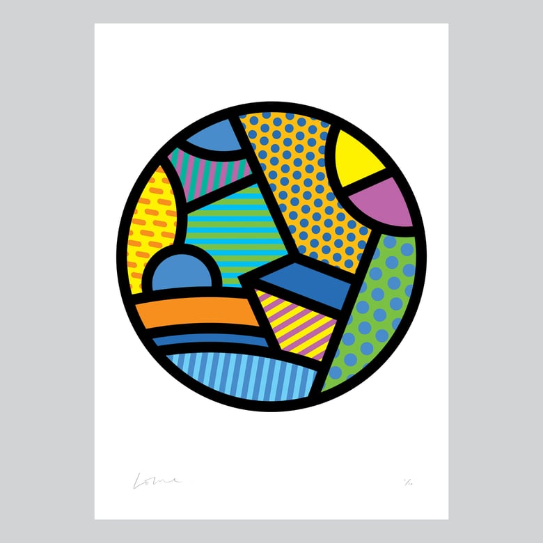 Image of ROUND 1 (50cm x 70cm