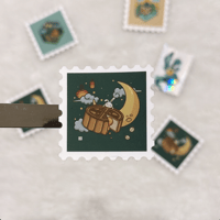 Image 3 of Square stamp sticker - Multiple designs