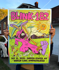 Image 3 of Blink 182 - Poster 9.11.25 - Darien Center NY