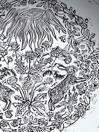 Image 2 of ‘A New Journey’ Ltd ed linocut print