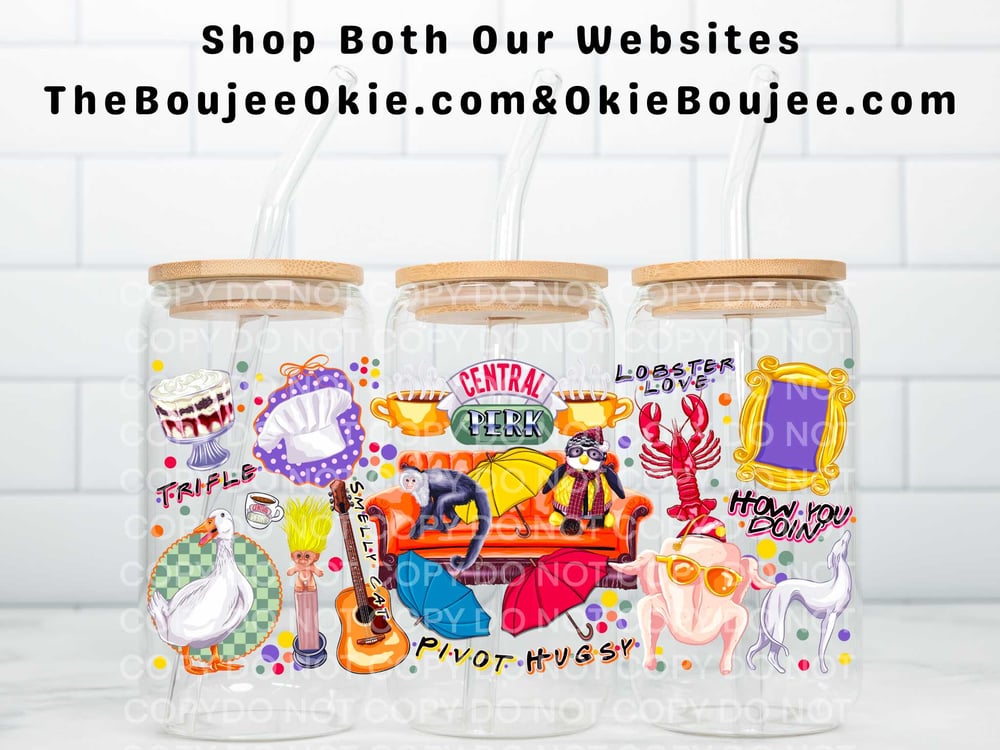 Image of Friends Central Perk Uv Dtf Wrap  W0617