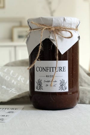 Image of Etiquette autocollante pour bocaux confiture