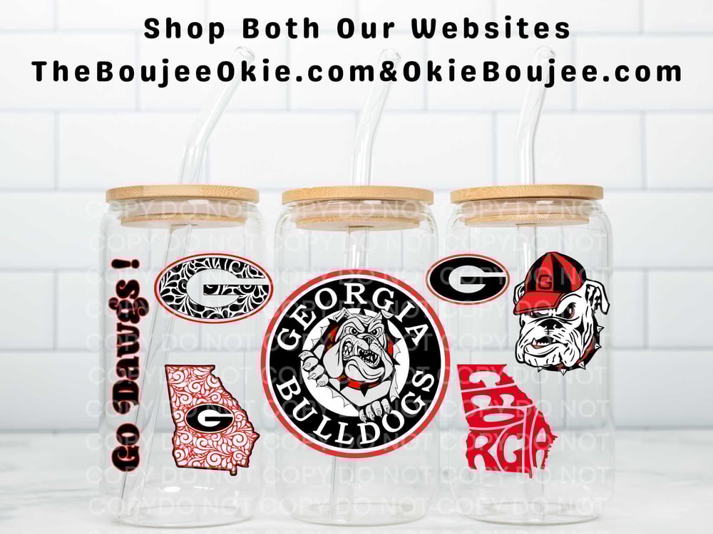Image of Georgia Bulldogs Uv Dtf Wrap Choice of5 !   FB15