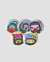 Image 2 of Explorer Emojis: Best Friend | Set of Pin buttons