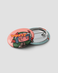 Image 3 of Explorer Emoji: Worst Friend | Set of Pin buttons