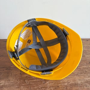 Image of Herman Miller Factory Hardhat (Yellow/White)