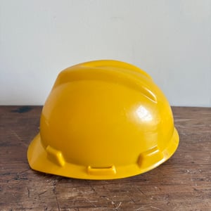 Image of Herman Miller Factory Hardhat (Yellow/White)