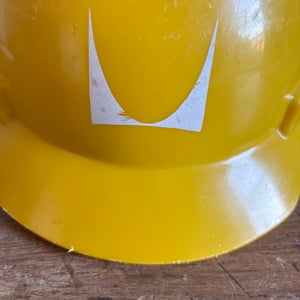 Image of Herman Miller Factory Hardhat (Yellow/White)