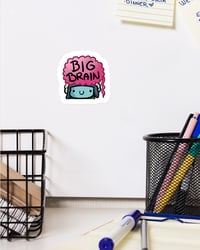 Image 2 of Emoji: Big Brain | Magnet
